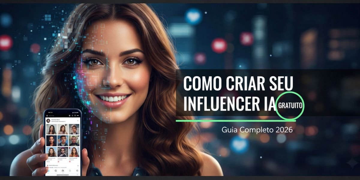 Como criar influencer IA passo a passo – guia completo 2026 gratuito